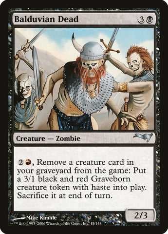 Balduvian Dead [Coldsnap Theme Decks] Magic: The Gathering
