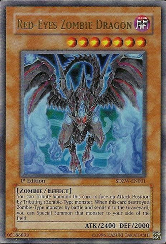 Red-Eyes Zombie Dragon [SDZW-EN001] Ultra Rare Yu-Gi-Oh!