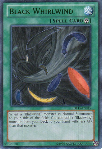 Black Whirlwind (Green) [DL15-EN015] Rare Yu-Gi-Oh!