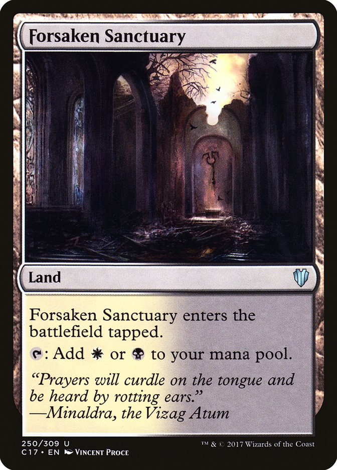 Forsaken Sanctuary [Commander 2017] Magic: The Gathering