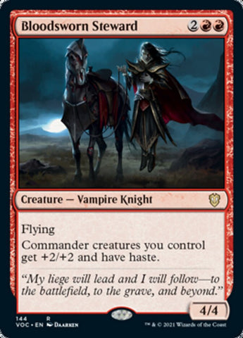 Bloodsworn Steward [Innistrad: Crimson Vow Commander] Magic: The Gathering