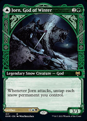 Jorn, God of Winter // Kaldring, the Rimestaff (Showcase) [Kaldheim] Magic: The Gathering