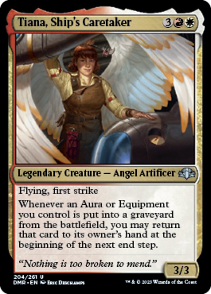 Tiana, Ship's Caretaker [Dominaria Remastered] Magic: The Gathering