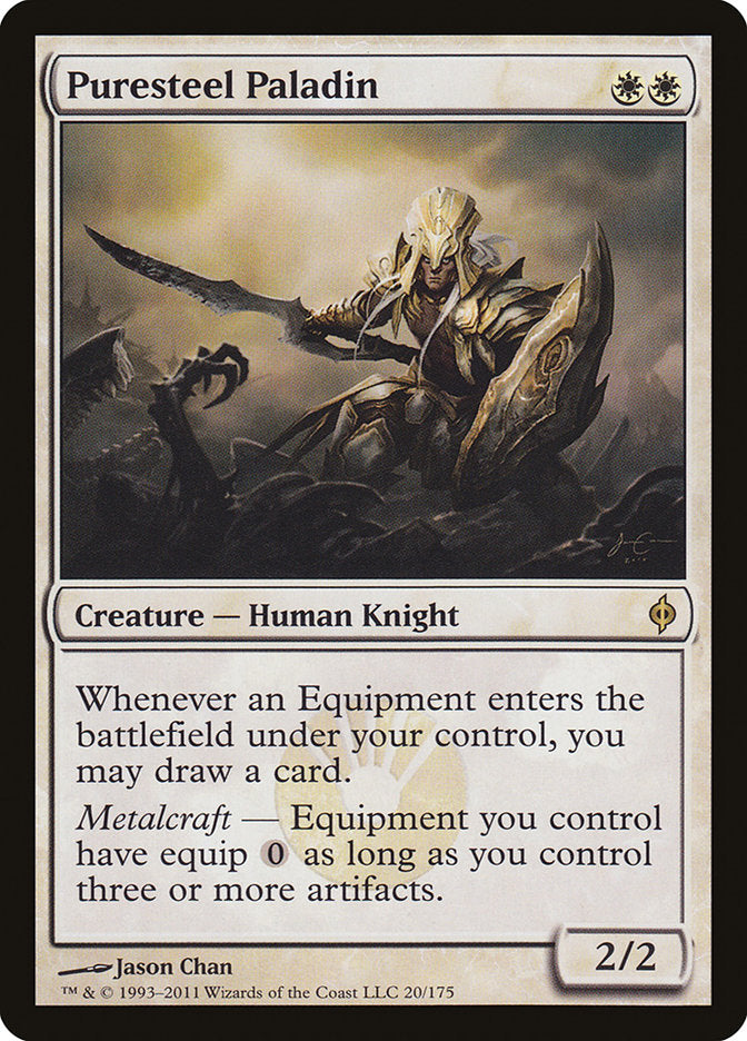 Puresteel Paladin [New Phyrexia] Magic: The Gathering