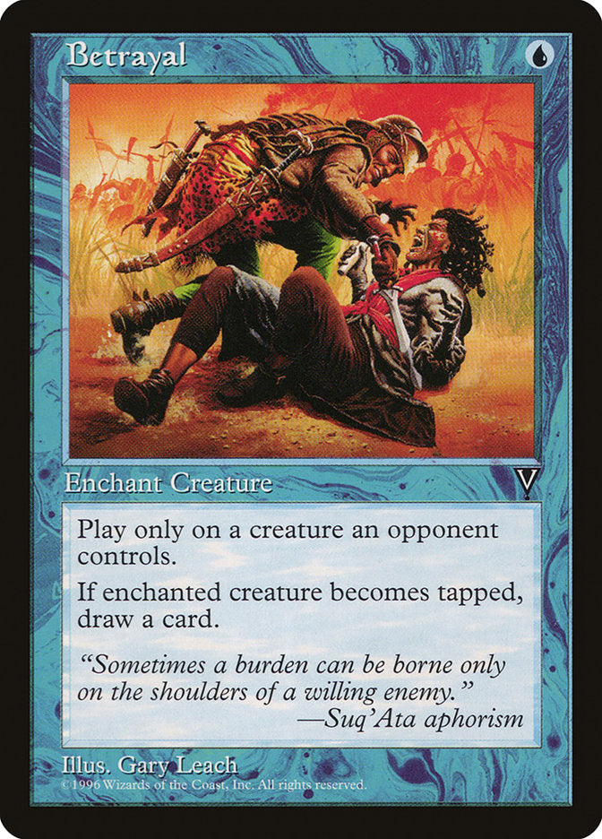 Betrayal [Visions] Magic: The Gathering