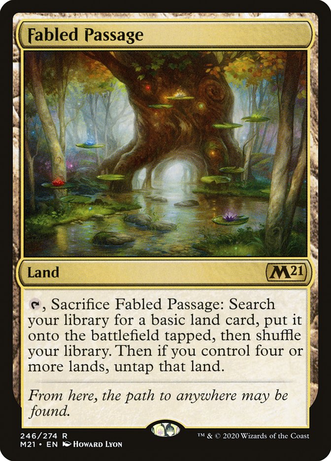 Fabled Passage [Core Set 2021] Magic: The Gathering