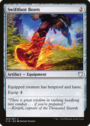 Swiftfoot Boots [Commander 2018] Magic: The Gathering