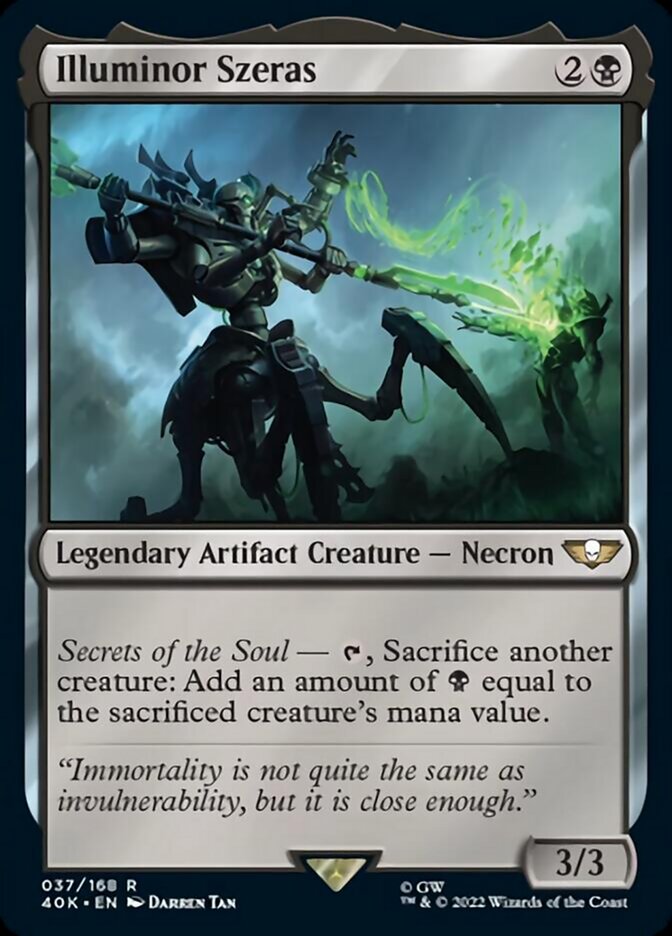 Illuminor Szeras (Surge Foil) [Warhammer 40,000] Magic: The Gathering