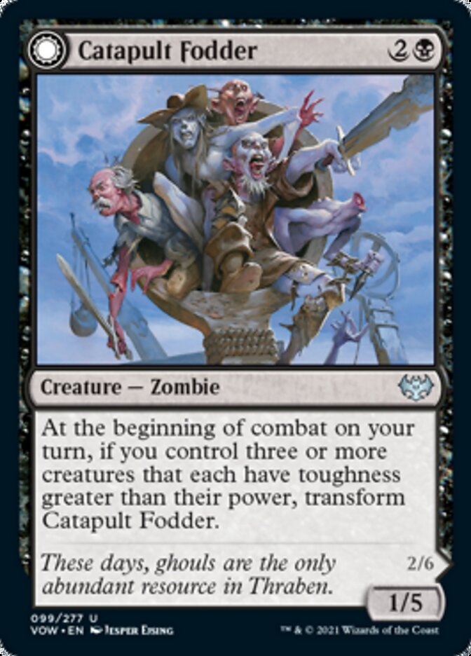 Catapult Fodder // Catapult Captain [Innistrad: Crimson Vow] Magic: The Gathering