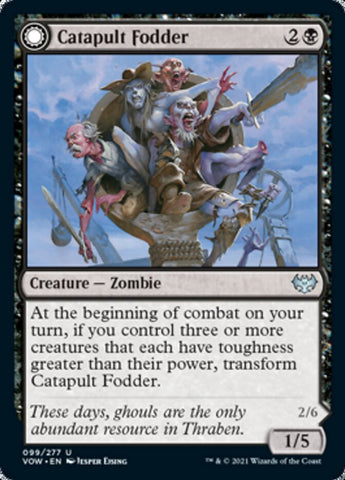 Catapult Fodder // Catapult Captain [Innistrad: Crimson Vow] Magic: The Gathering