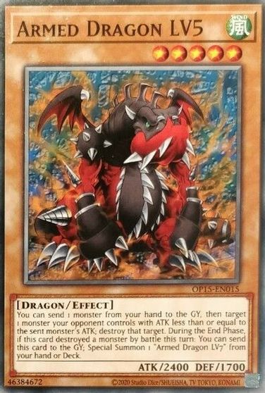 Armed Dragon LV5 [OP15-EN015] Common Yu-Gi-Oh!