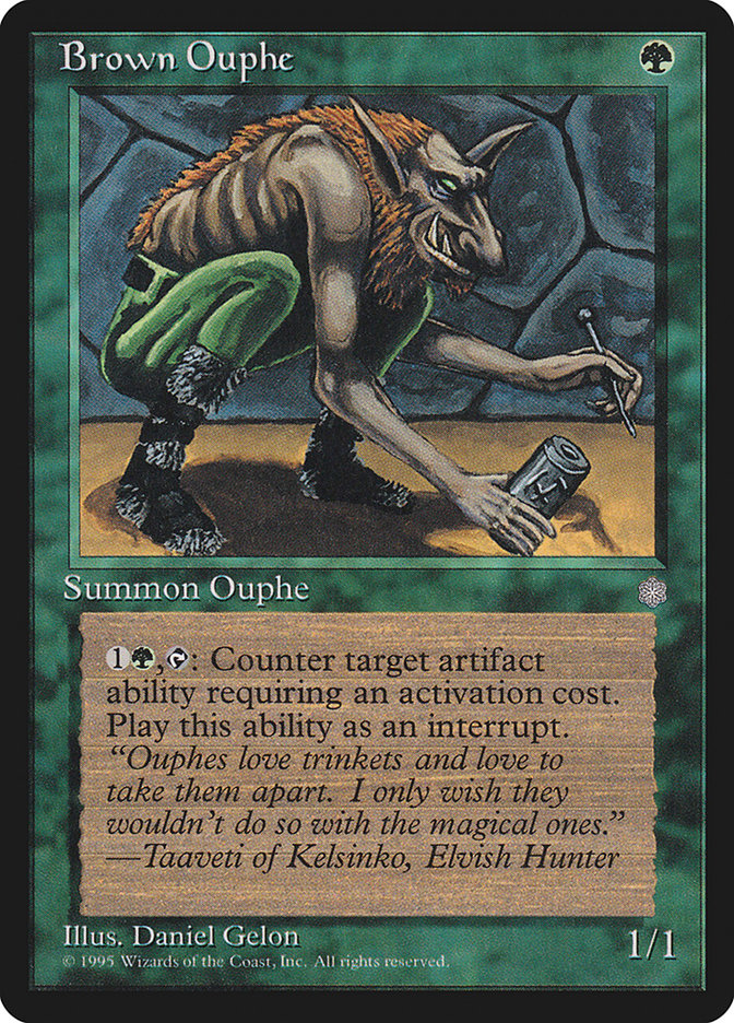 Brown Ouphe [Ice Age] Magic: The Gathering
