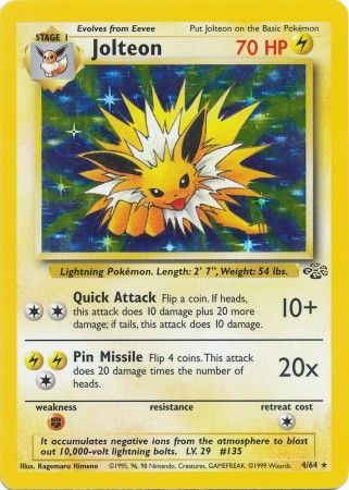 Jolteon (4/64) [Jungle Unlimited] Pokémon