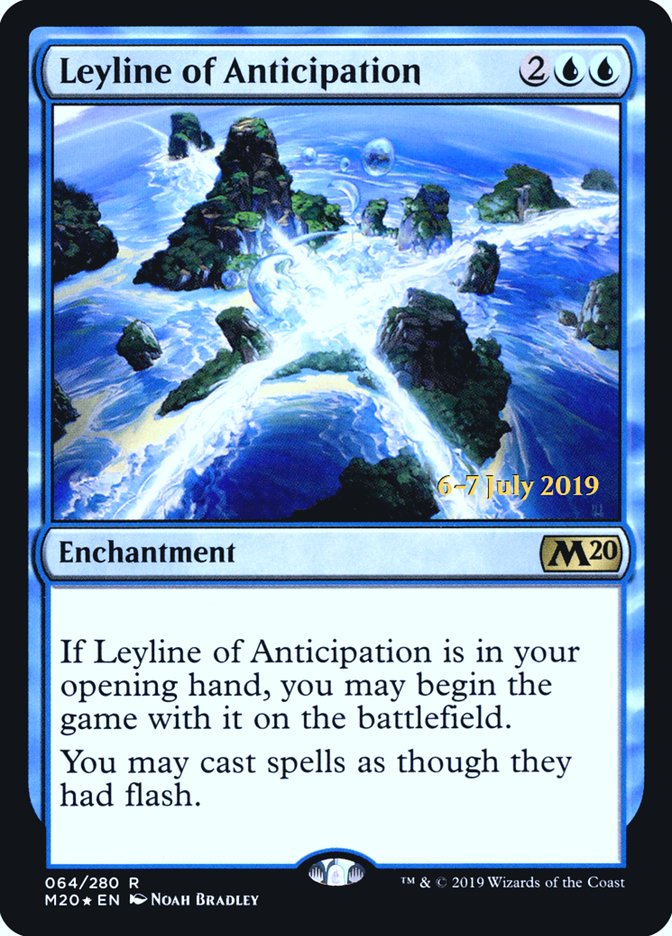 Leyline of Anticipation [Core Set 2020 Prerelease Promos] Magic: The Gathering