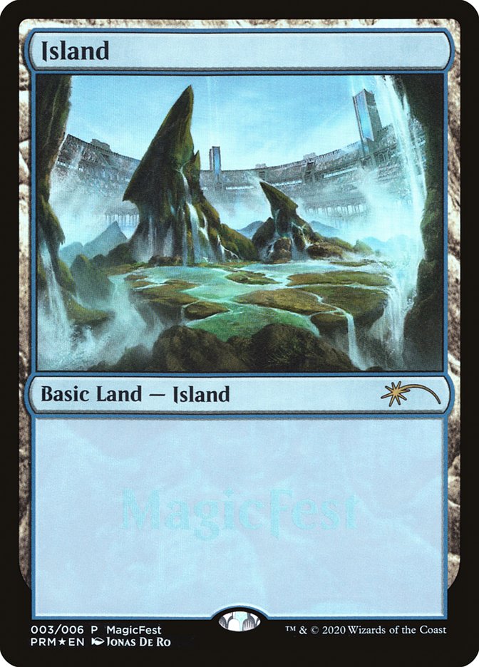 Island (3) [MagicFest 2020] Magic: The Gathering