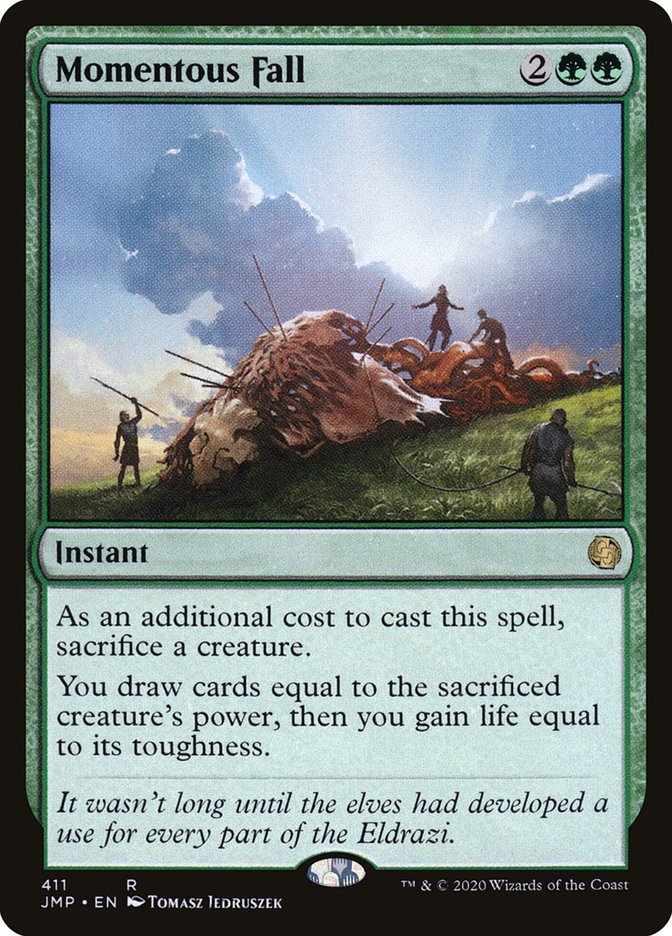 Momentous Fall [Jumpstart] Magic: The Gathering