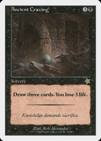 Ancient Craving [Starter 1999] Magic: The Gathering