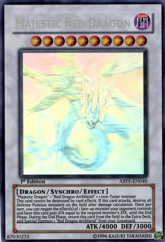 Majestic Red Dragon [ABPF-EN040] Ghost Rare Yu-Gi-Oh!