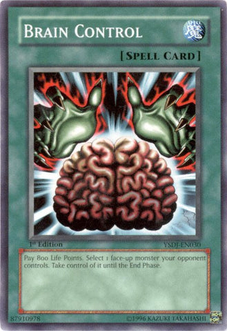 Brain Control [YSDJ-EN030] Common Yu-Gi-Oh!