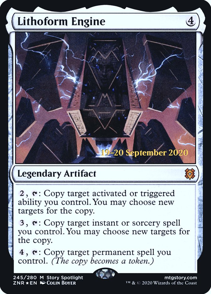 Lithoform Engine [Zendikar Rising Prerelease Promos] Magic: The Gathering
