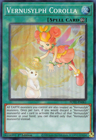 Vernusylph Corolla [POTE-EN061] Super Rare Yu-Gi-Oh!