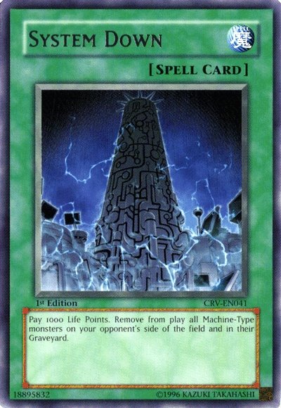 System Down [CRV-EN041] Rare Yu-Gi-Oh!