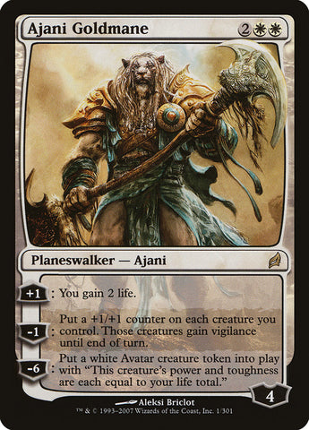 Ajani Goldmane [Lorwyn] Magic: The Gathering