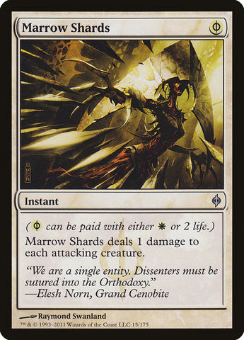 Marrow Shards [New Phyrexia] Magic: The Gathering