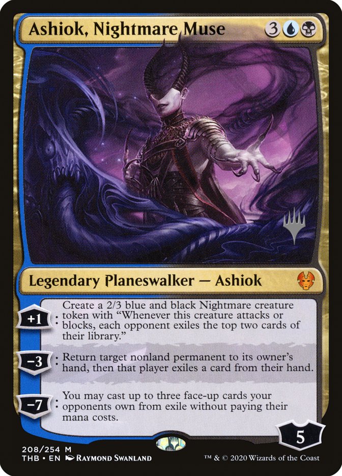 Ashiok, Nightmare Muse (Promo Pack) [Theros Beyond Death Promos] Magic: The Gathering