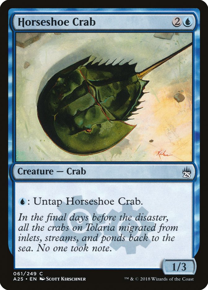 Horseshoe Crab [Masters 25] Magic: The Gathering