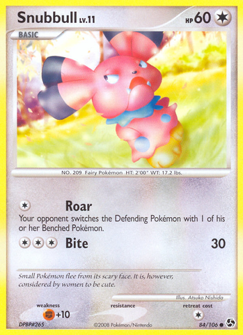 Snubbull (84/106) [Diamond & Pearl: Great Encounters] Pokémon