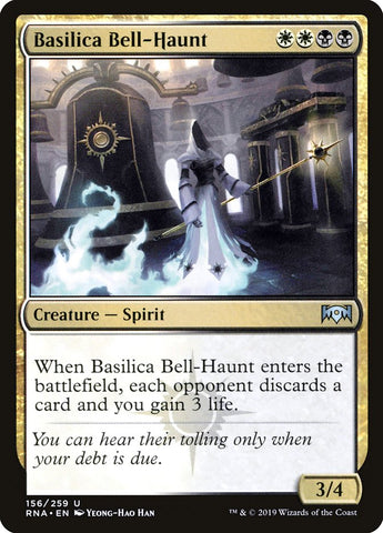 Basilica Bell-Haunt [Ravnica Allegiance] Magic: The Gathering