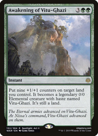 Awakening of Vitu-Ghazi [War of the Spark] Magic: The Gathering