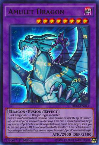Amulet Dragon [DRL3-EN043] Ultra Rare Yu-Gi-Oh!