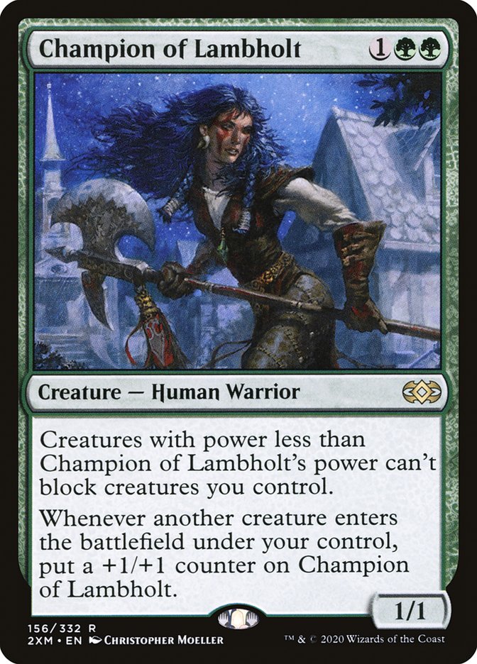 Champion of Lambholt [Double Masters] Magic: The Gathering