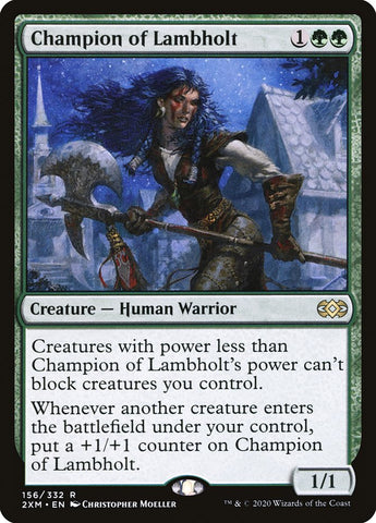 Champion of Lambholt [Double Masters] Magic: The Gathering