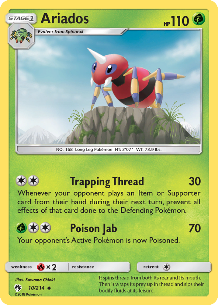 Ariados (10/214) [Sun & Moon: Lost Thunder] Pokémon