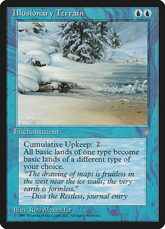 Illusionary Terrain [Ice Age] Magic: The Gathering