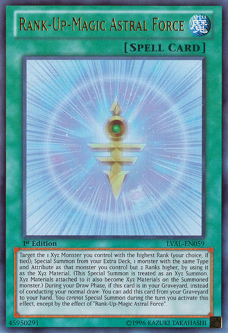Rank-Up-Magic Astral Force [LVAL-EN059] Ultra Rare Yu-Gi-Oh!