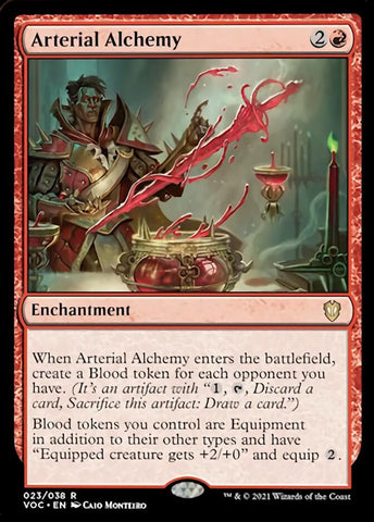 Arterial Alchemy [Innistrad: Crimson Vow Commander] Magic: The Gathering