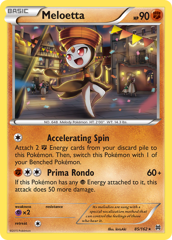 Meloetta (85/162) [XY: BREAKthrough] Pokémon