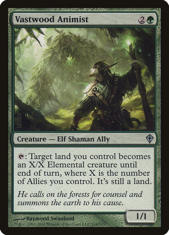 Vastwood Animist [Worldwake] Magic: The Gathering