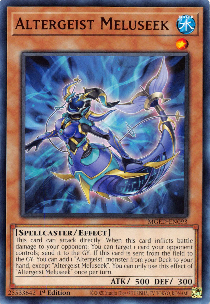 Altergeist Meluseek [MGED-EN093] Rare Yu-Gi-Oh!
