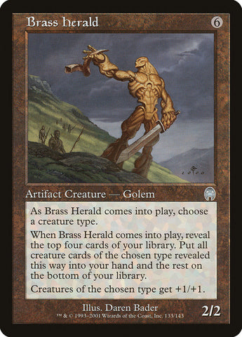 Brass Herald [Apocalypse] Magic: The Gathering
