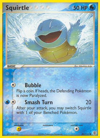 Squirtle (83/112) [EX: FireRed & LeafGreen] Pokémon