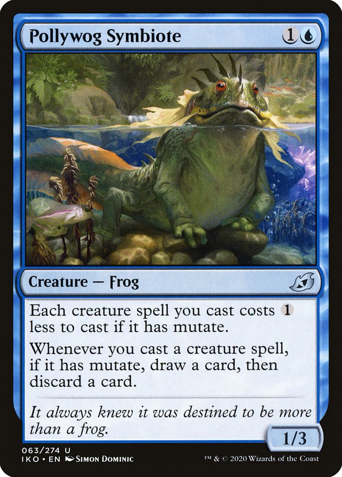 Pollywog Symbiote [Ikoria: Lair of Behemoths] Magic: The Gathering