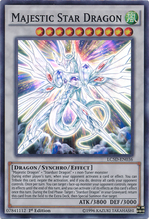 Majestic Star Dragon [LC5D-EN036] Super Rare Yu-Gi-Oh!