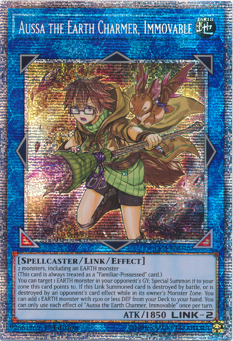 Aussa the Earth Charmer, Immovable [IGAS-EN048] Starlight Rare Yu-Gi-Oh!