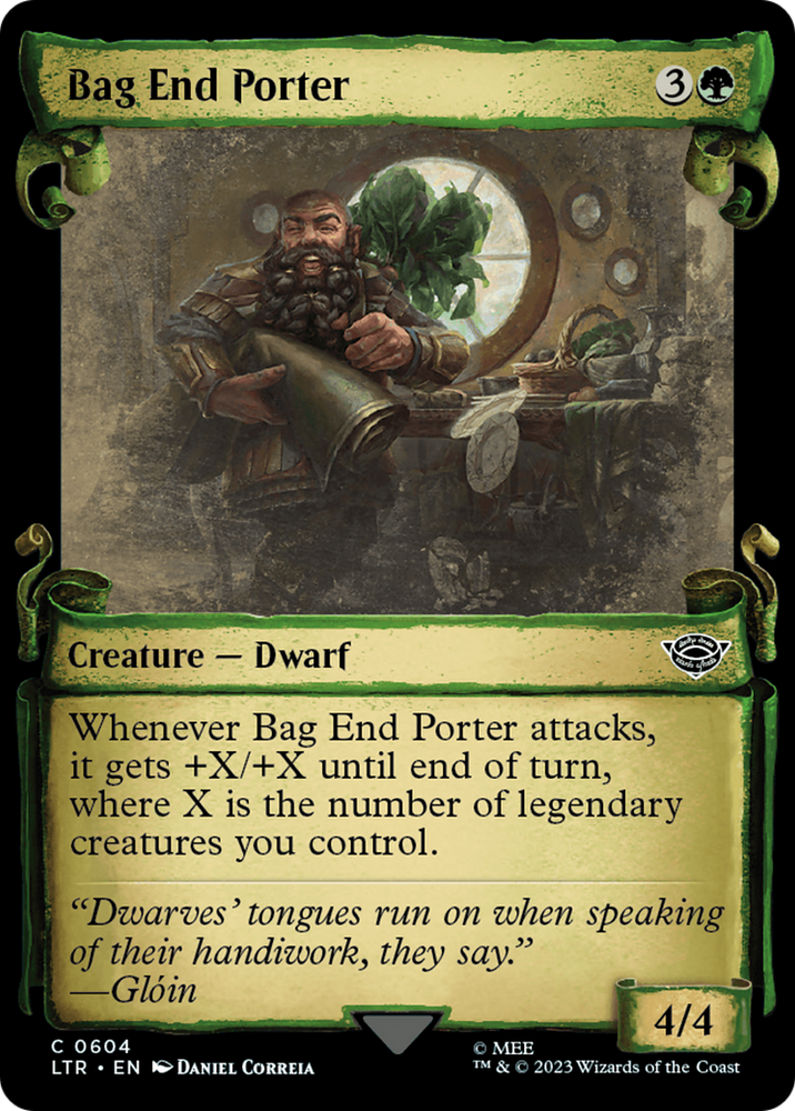 Bag End Porter [The Lord of the Rings: Tales of Middle-Earth Showcase Scrolls] Magic: The Gathering