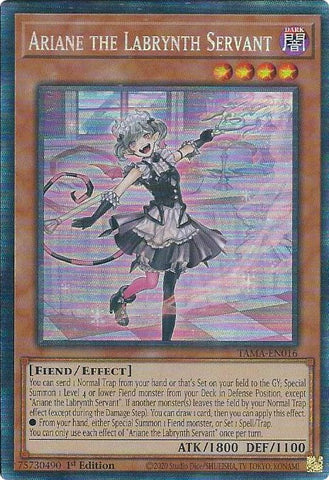 Ariane the Labrynth Servant [TAMA-EN016] Collector's Rare Yu-Gi-Oh!